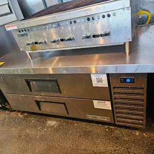 True 60" Stainless Steel 2-Drawer Chef's Base
