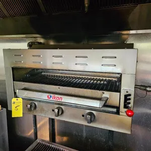 Ikon 36" Stainless Steel Salamander Cheese Melter