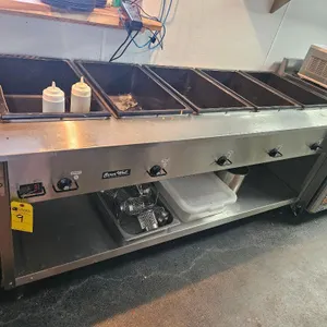 Serve Well 72" Stainless Steel Steam Table