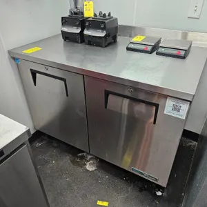 True 48" Refrigerated Stainless Steel Work Top M# TWT-48F-HC