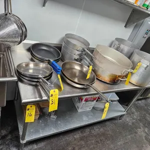 Stainless Steel Prep Table w/ Undershelf, 30" x 72" w/ Can Opener