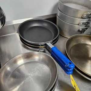 Stainless Steel Frying Pan, Teflon Coated