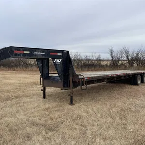 2011 ABU 36 Ft. T/A Gooseneck Dually Flatdeck Trailer, 31 Ft. + 5 Ft. Beavertail
