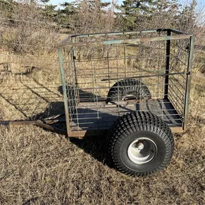 Bumper Pull s/a Calf Transport Wagon, 45” Long X 32” Wide X 3 Ft. High
