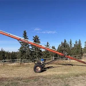 BRANDT 735 Grain Auger w/ Power Fist 420cc Electric Start Motor, 7”, 35 Ft.