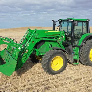 2023 JD 6175M MFWD w/ 680R FEL, 8' Bucket & Grapple - SEE NOTE FOR WARRANTY INFO