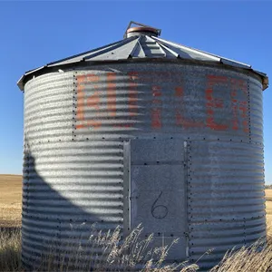 BUTLER ±1500 Bushel 3 Ring X 14 Ft. Flat Bottom Grain Bin w/ Wood Floor