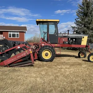 1990 VERSATILE 4750 Swather w/ Versatile 4025 Header & 25 Ft. Pickup Reel