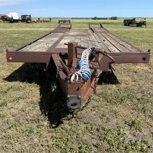 1977 GOERTZEN 24 Ft. (19 Ft. + 5 Ft.) T/A Dually Flatdeck Trailer