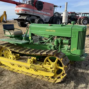 1957 JOHN DEERE 420C Crawler, 32 HP. Engine, 10” Tracks, 5F/1R, Shedded
