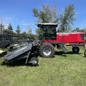 2013 MASSEY FERGUSON WR9740 Swather w/ MF 5200 Header & 30' UII Pickup, 1 Owner