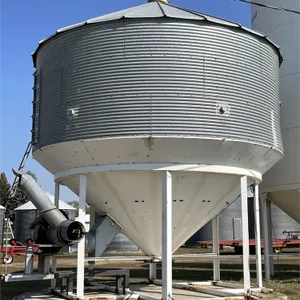 WESTEEL ROSCO ±2000 Bushel 3 Ring X 19 Ft. Hopper Bottom Grain Bin
