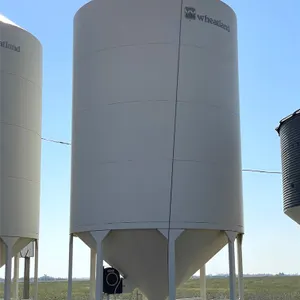 WHEATLAND 1620E ±4000 Bushel Epoxy Lined Hopper Bottom Grain / Fertilizer Bin