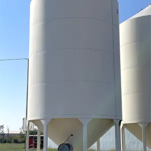 WHEATLAND 1620 ±4000 Bushel Epoxy Lined Hopper Bottom Grain / Fertilizer Bin