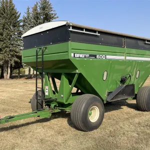 BRENT GT600 Gravity Feed Wagon, 600 Bushel, Roll Tarp, Shedded