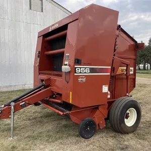 2005 HESSTON 956A Round Baler, 7,834 Total Bales, 1000 PTO., Auto Cycle, Pushbar