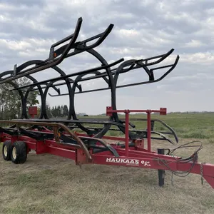 2013 HAUKAAS QP10 Quick Pick T/A Bale Carrier, 10 Round Bale Capacity