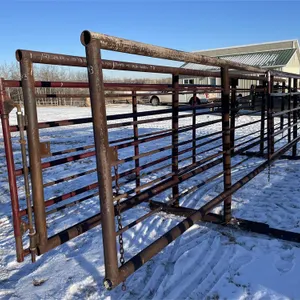 (2) - HD 24' Freestanding Panels w/ 14 Ft. Gates, 2 7/8" Pipe & 7/8" Rods #3
