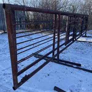(2) - HD 24' Freestanding Panels w/ 15 Ft. Gates, 2 7/8" Pipe & 7/8" Rods #1
