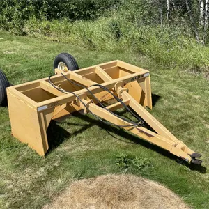 INDUSTRIAS AMERICA 08F 8 Ft. Box Scraper, 11L-15SL Tires