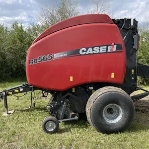 2014 CASE RB565 Premium Round Baler w/ Netwrap, 8,670 Total Bales, Shedded
