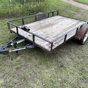 2010 LOAD TRAIL 10 Ft. s/a Utility Trailer w/ Superwinch LT2000 Electric Winch