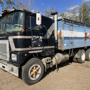 1974 MACK FL700L t/a Cabover Grain Truck w/ 18 Ft. Steel Box - READ DESCRIPTION