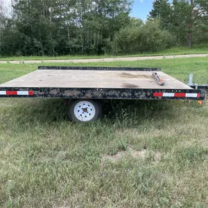 10 Ft. S/A Flatdeck Sled Trailer, 145R12C 95/93 Tires w/ 4 Bolt Rim Pattern
