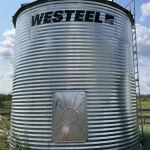 2019 WESTEEL ±2200 Bushel 5 Ring X 14 Ft. Flat Bottom Grain Bin w/ Wood Floor