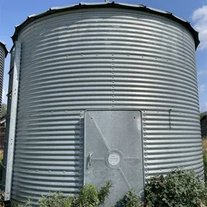 TWISTER ±1500 Bushel 4 Ring X 14 Ft. Flat Bottom Grain Bin w/ Wood Floor
