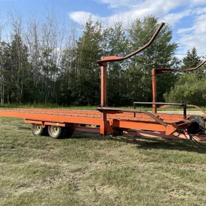 1982 GREENBELT t/a 8 Round Bale Mover, Dual Side Pickup, 11L-15 Tires