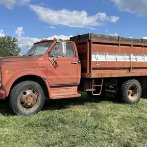 1972 CHEVROLET C50 s/a Grain Truck w/ 12 Ft. Steel Box & Hoist, SEE NOTE!
