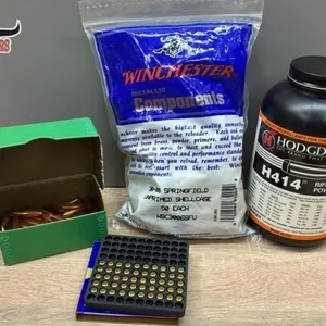 Little Reloading Kit. Brass, Primers, Bullets &
