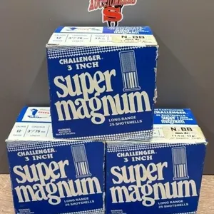 75 Challenger Magnum Long Range 12 Gauge Shells.