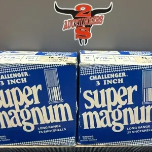 50 Challenger Magnum Long Range 12 Gauge Shells.