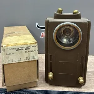 1969 Canadian Forces Battery Operated Flashlight