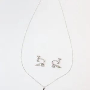 Sterling Silver Earrings & Necklace
