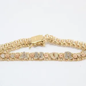 14K Gold Tri-Color Bracelet