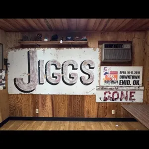 8-ft. Jiggs Sign, "Gone" and Enid BBQ Sign