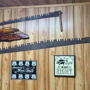 Vintage Crosscut Saws & Signs