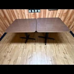 Pair of Square Laminate Top Tables