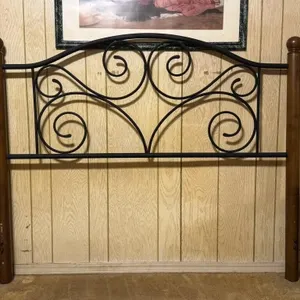 Queen Wood & Metal Headboard