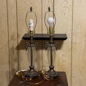 Metal & Glass Lamps