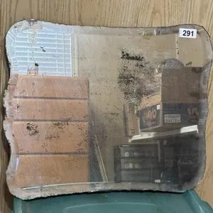 Antique Silver Backed Mirror