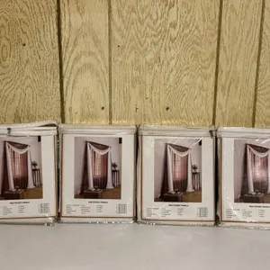 Beige Sheer Curtain Panels