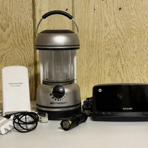 Lantern, Alarm Clock, Flashlight & Phone Charger