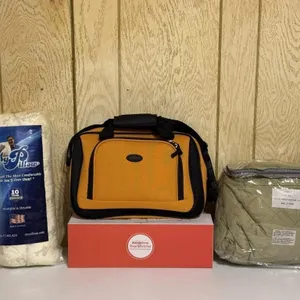Toiletry Bag, My Pillow & Shoe Stretcher
