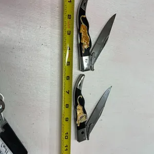 tiger and lion knife pair