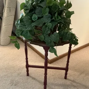 Half-Moon Wooden Table