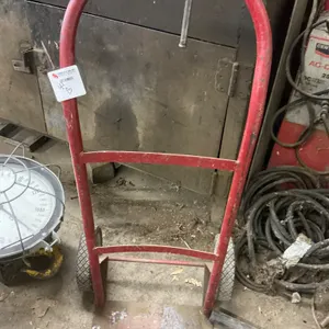 Red Metal Hand Truck